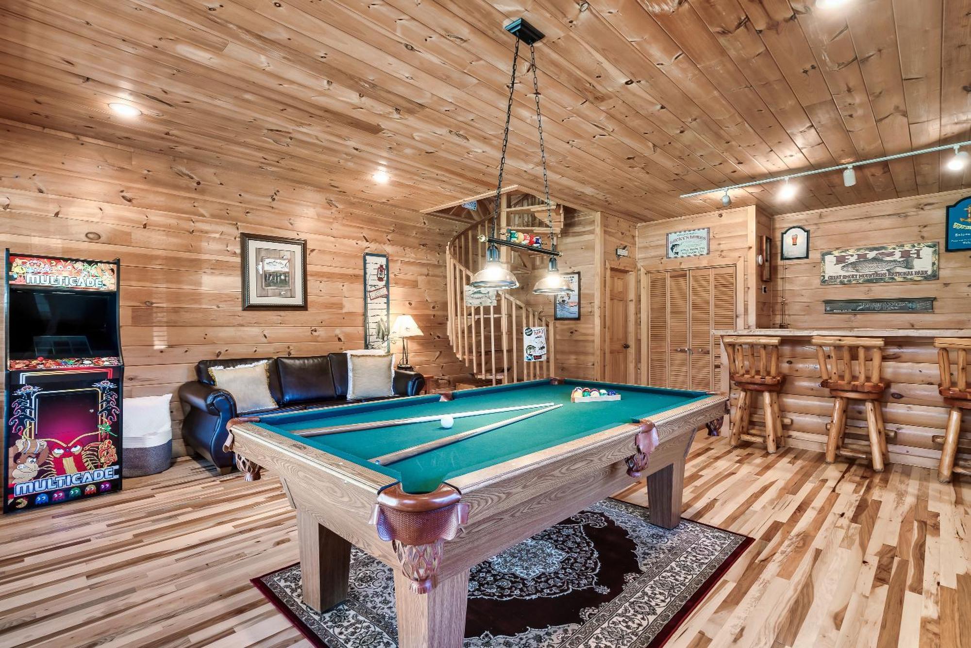 Villa Spectacular Mtns Views With Private Hot Tub With Pool Table And Private Pond Sevierville Exterior foto